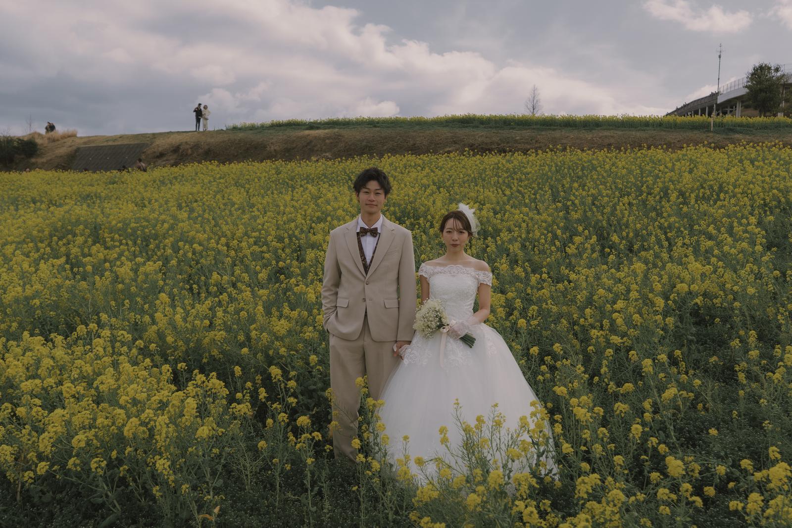 あわじ花さじきでの前撮り 6