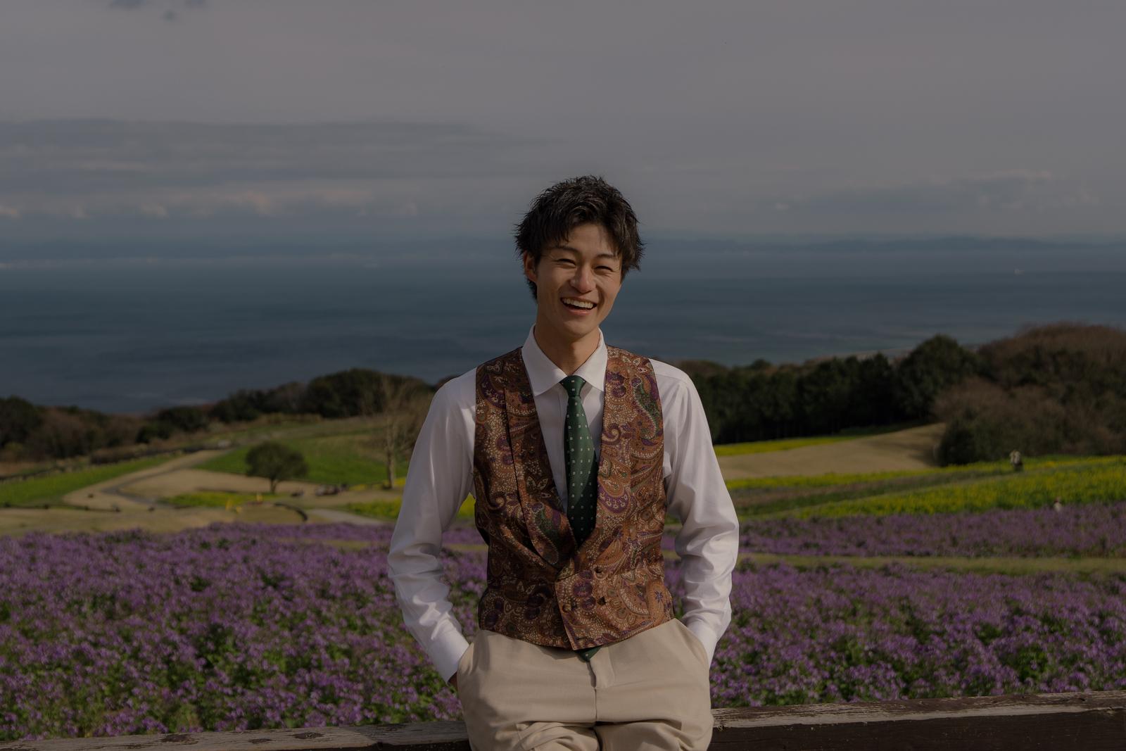 あわじ花さじきでの前撮り 8