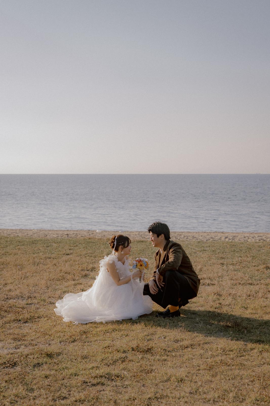 慶野松原（淡路島）での前撮り 5