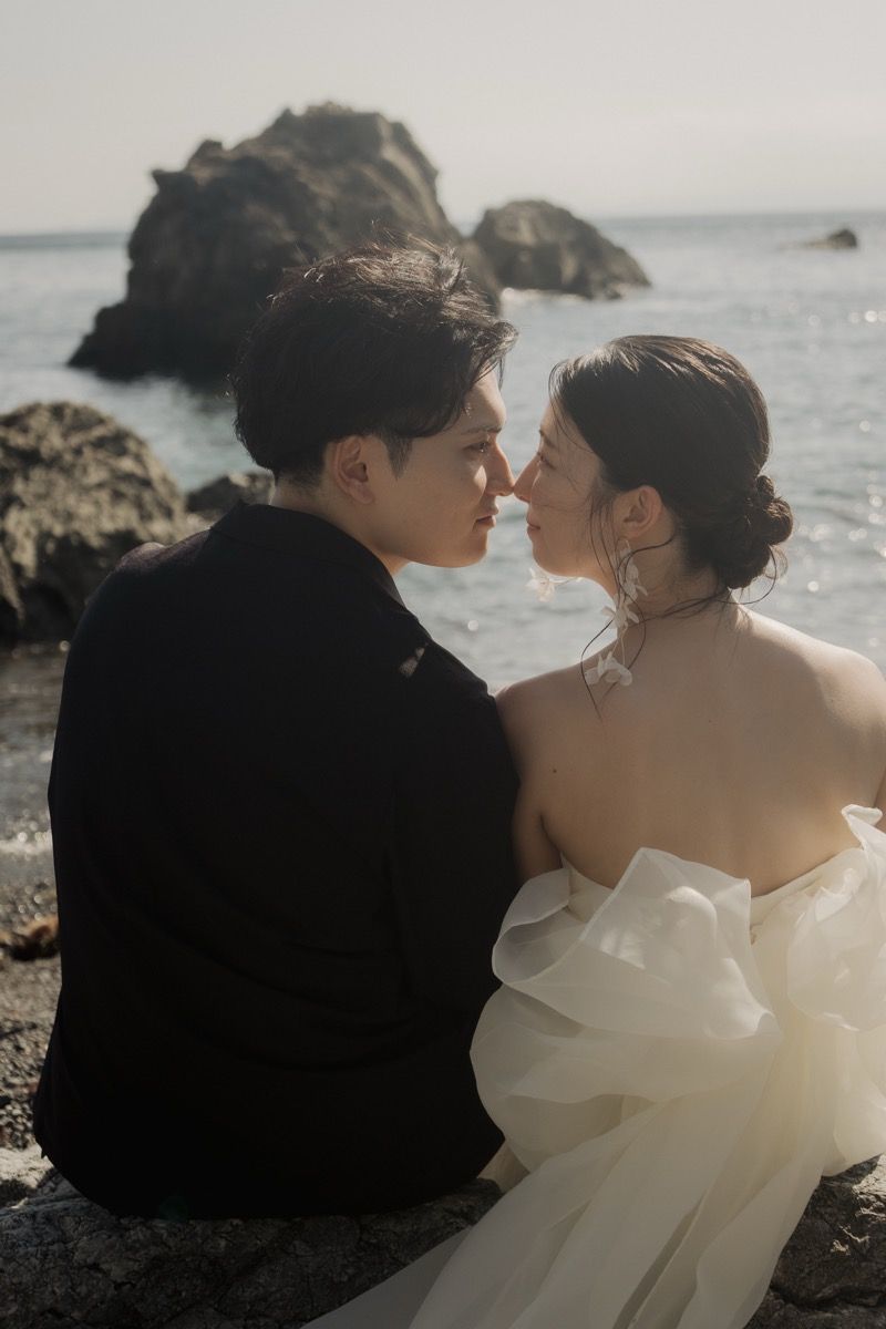 キス・ブーケ隠しの撮影例2